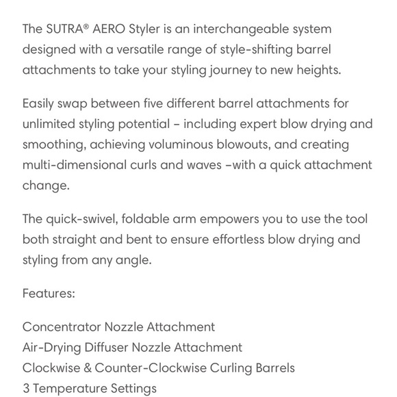 Sutra Aero Styler in Pink - Picture 5 of 7